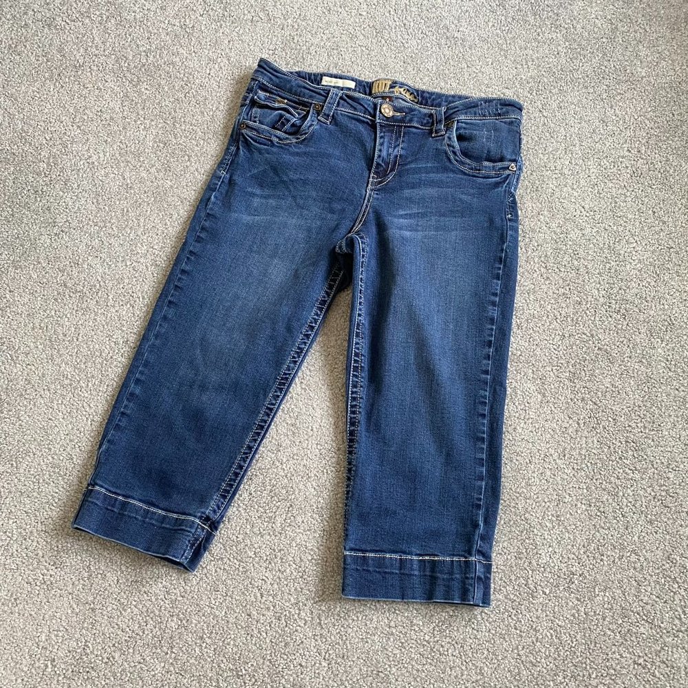 ❤️ Kut from the Kloth Nicole Crop Jeans US 8 Great Summer Style    - Q102